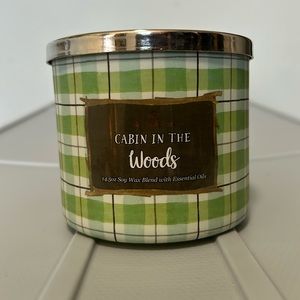 Goose Creek Candle.  Brand new 14.5 ounce “Cabin in the Woods” scented candle